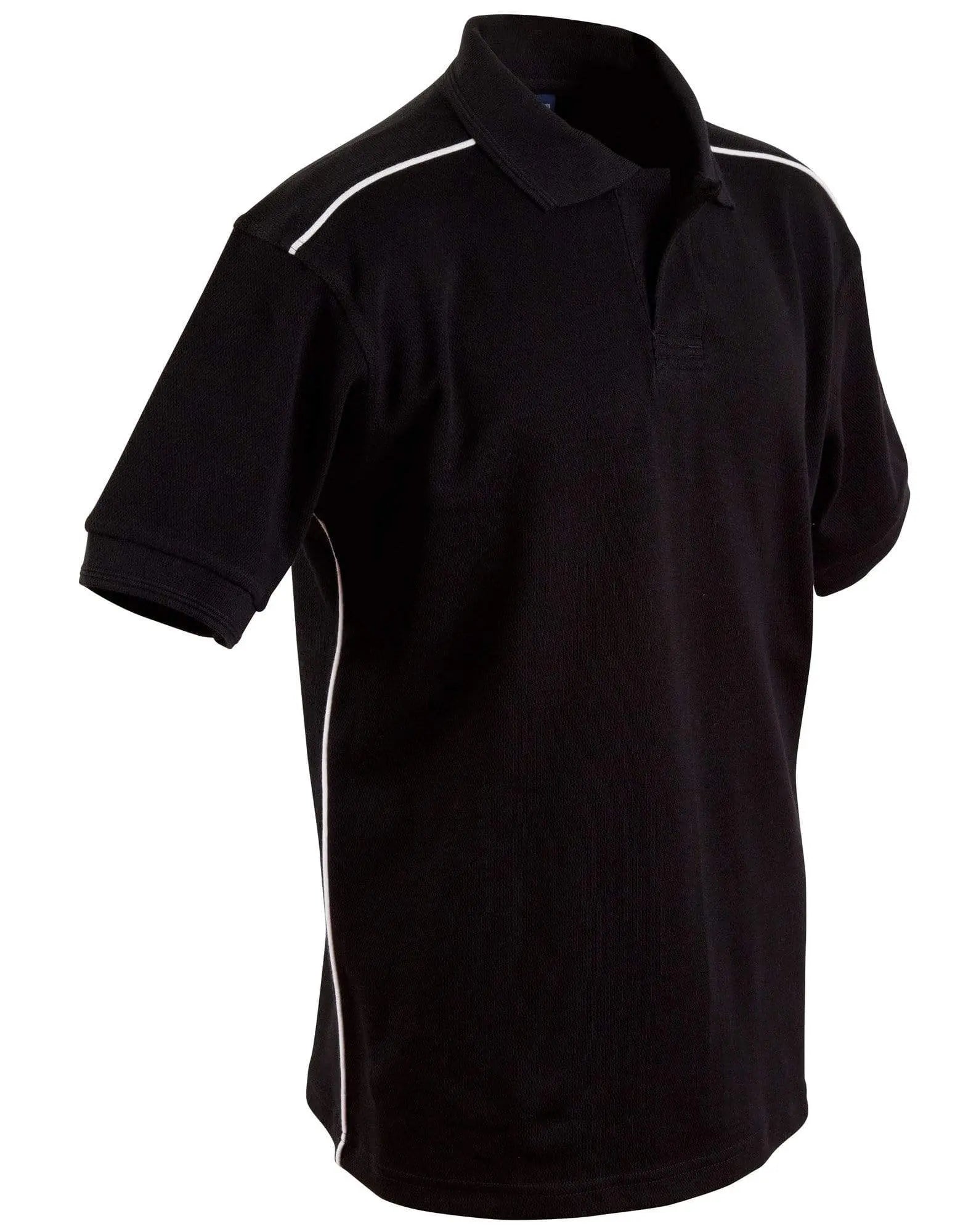 Winning Spirit Cambridge Polo Men's Ps25 Casual Wear Winning Spirit Black/White S